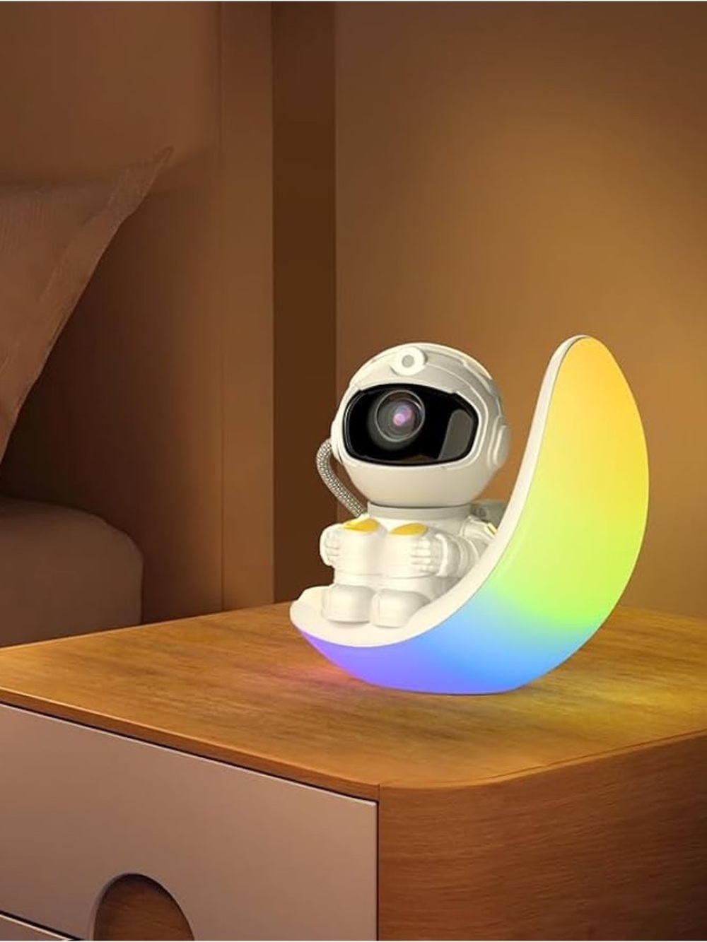 NIB Astronaut Galaxy Projector Colorful Moon LED Night Light Nebula Lamp